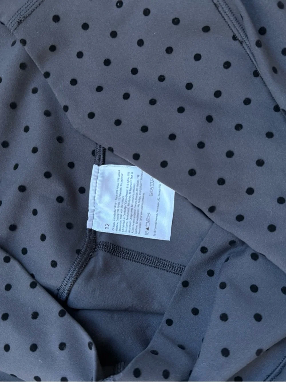 Authentic lululemon Align High-Rise Pant 28”  polka dot flocked . Size 12
